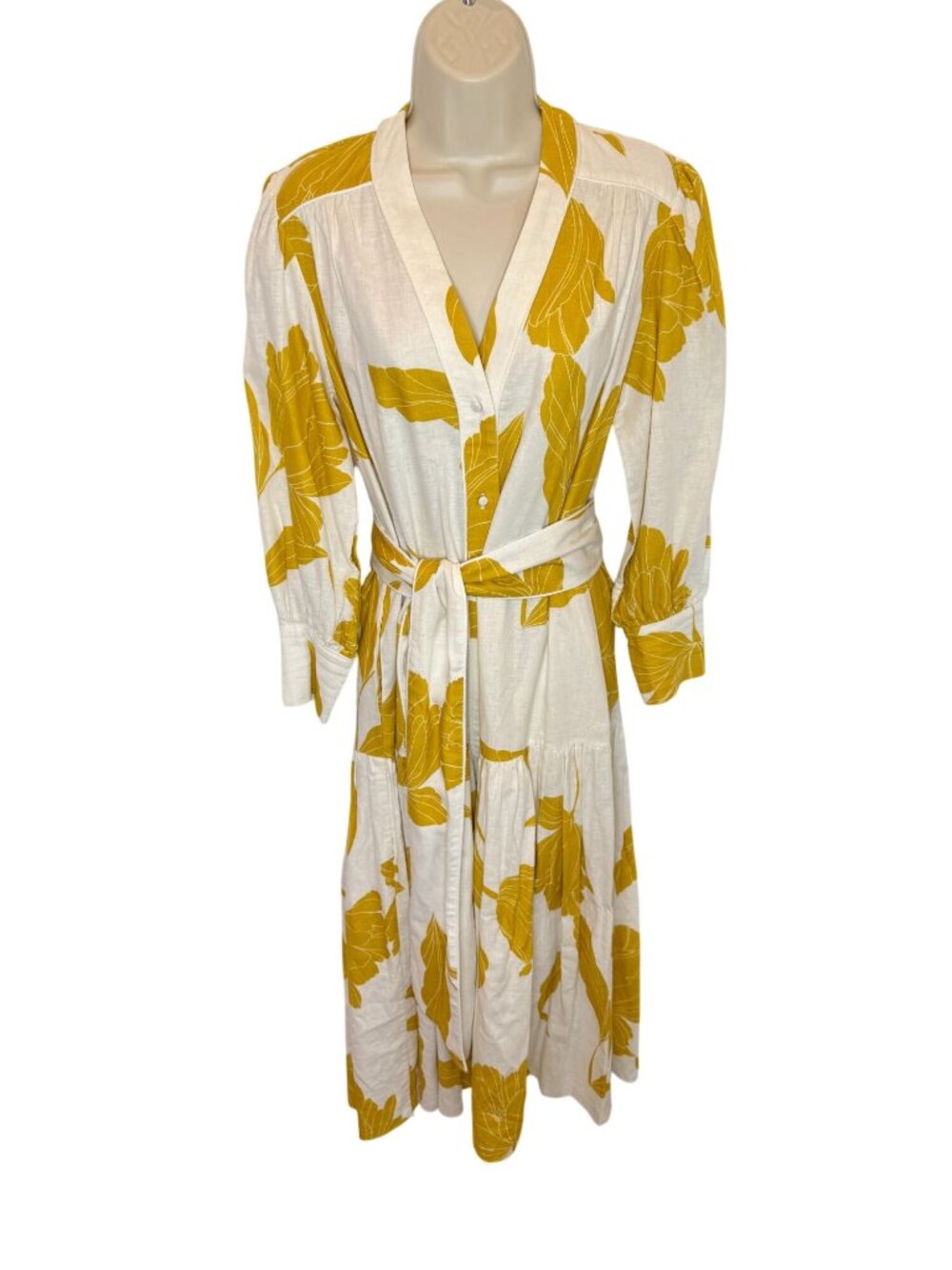 Christy Dawn Layla Dress in Marigold Yellow - Size S